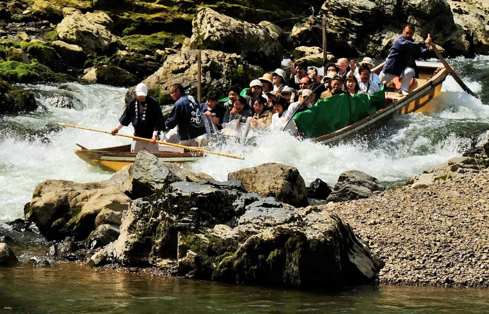 Arashiyama Boat Ride E-Ticket for Kyoto's Hozu River Valley