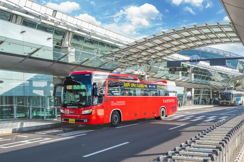 韓国 仁川空港⇔ソウル江南COEX都心空港 6103 リムジンバス乗車チケット 引換券 予約＜片道＞