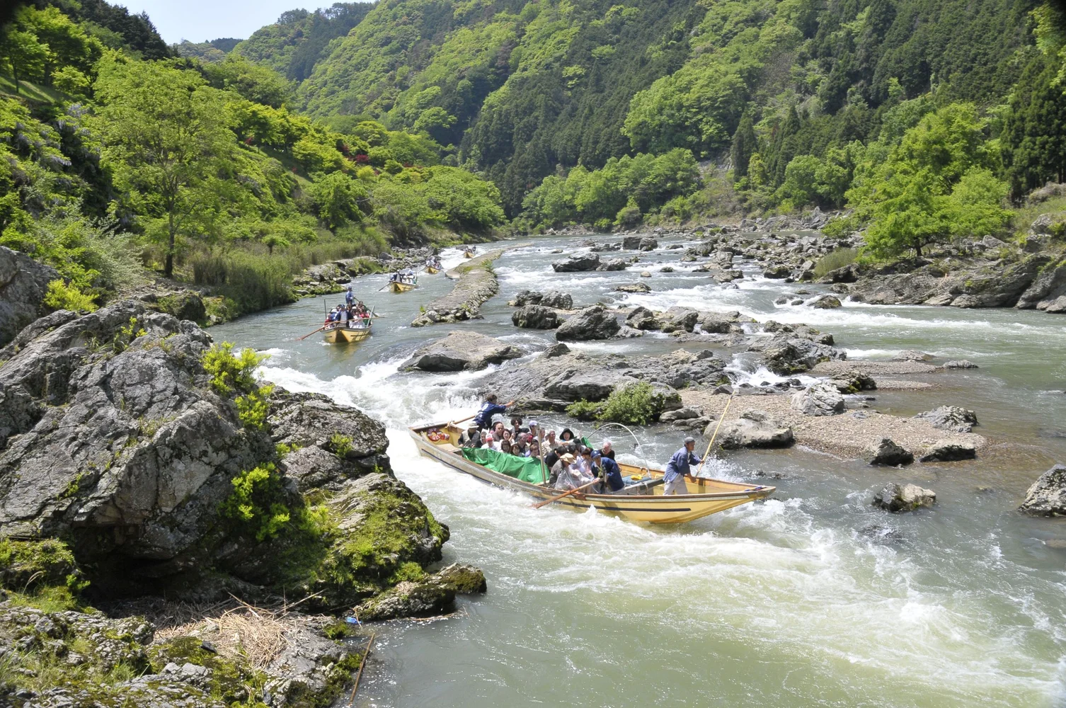 京都・龜岡保津川遊船