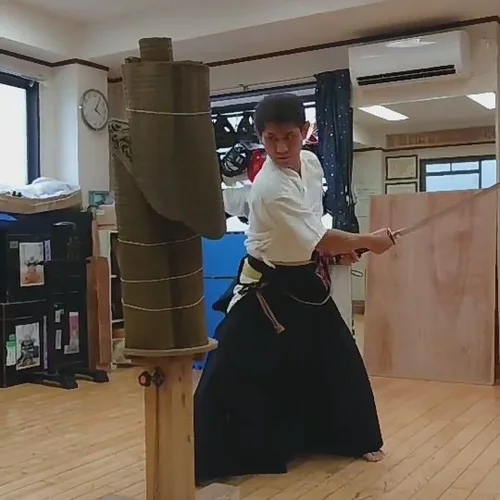 特化）Tokyo Test cutting specialty Samurai course at a real dojo