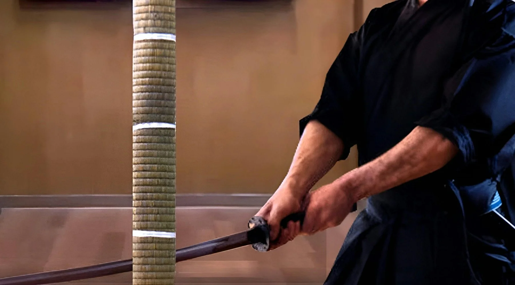 Samurai Sword Cutting Trial & Pro Lesson at Samurai Theater Tokyo