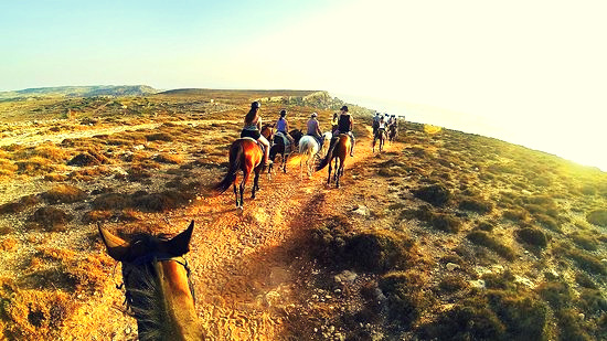 Sunset Horseback Experience at Mellieha, Malta