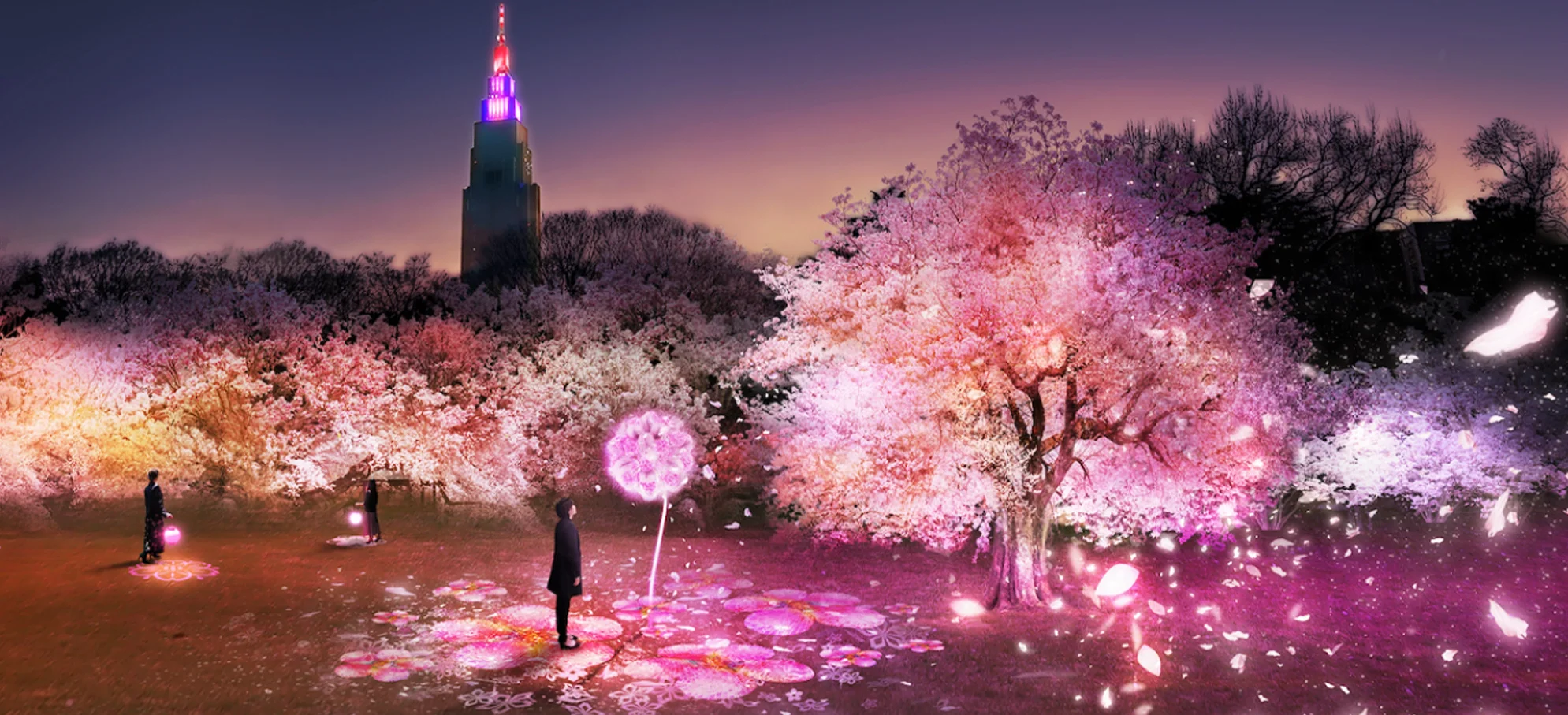 NAKED's Sakura Night Garden at Shinjuku Gyoen 2023 Entry E-Ticket (3/31–4/23)