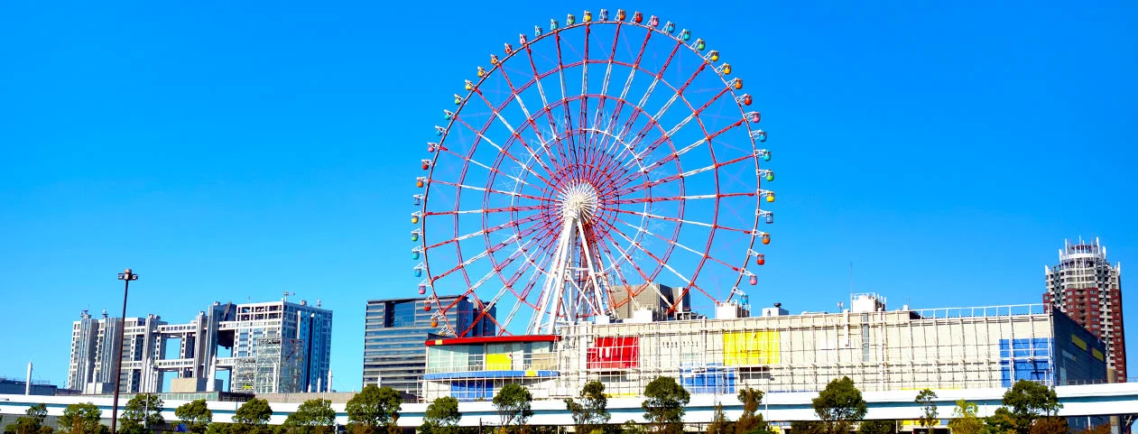 Odaiba Tokyo Palette Town Giant Sky Wheel E-Tickets