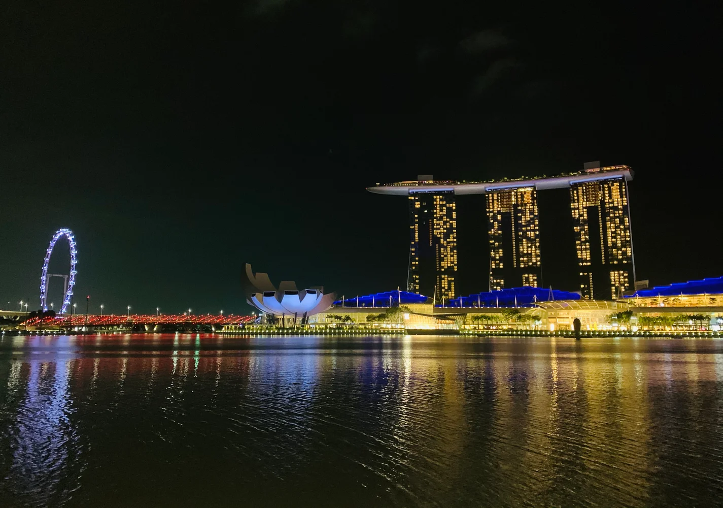 シンガポール 夜の市内を大満喫！マーライオン+リバークルーズ乗船+ガーデンラプソディ＜日本語ガイド＞