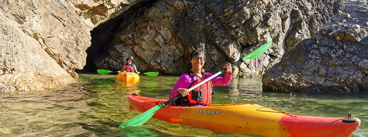 Explore the Dramatic Uradome Coast on a Guided Kayaking Tour