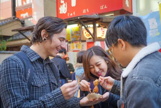 Osaka Local Foodie Tour in Dotonbori and Shinsekai