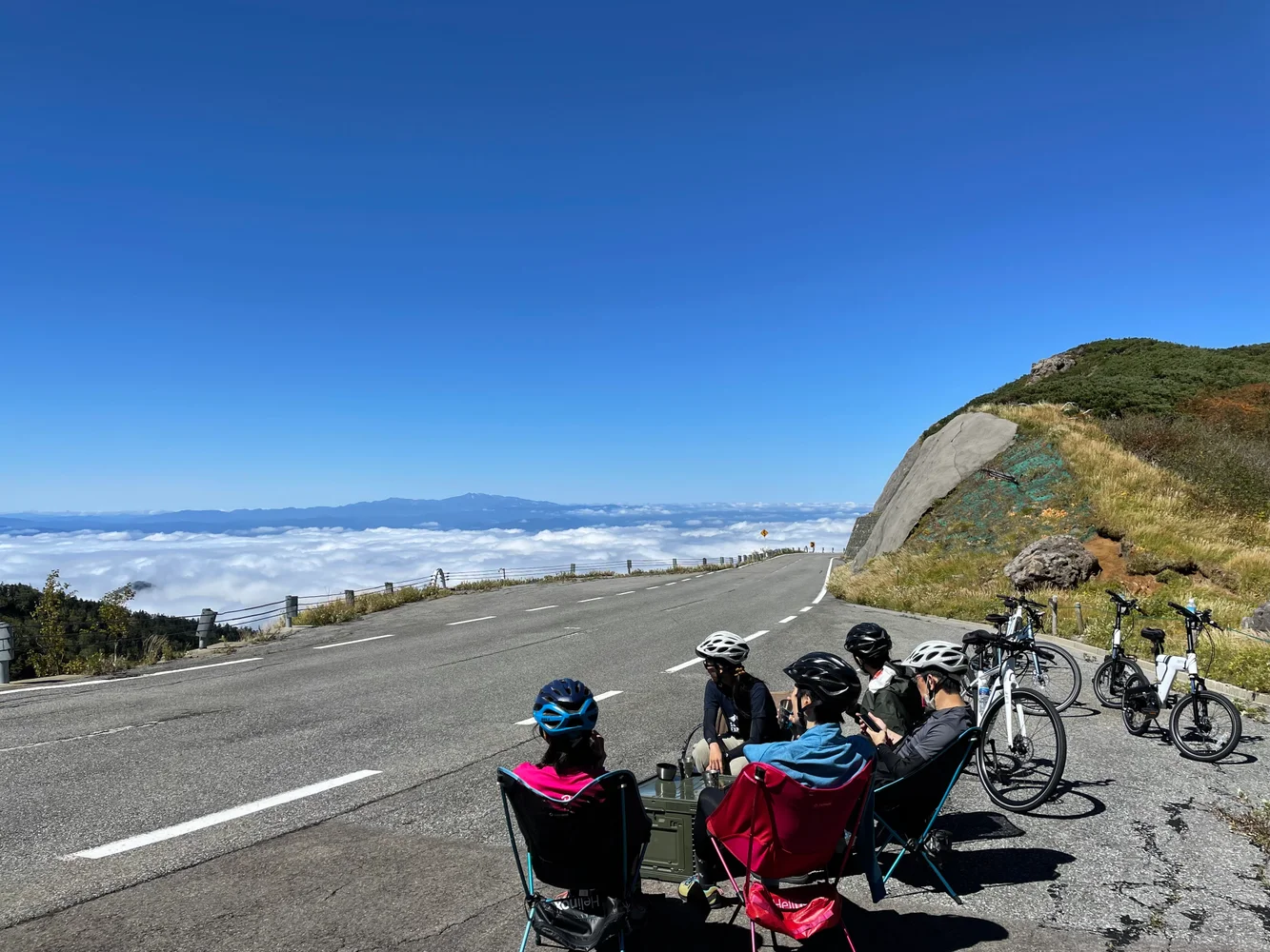 Japan Alps Norikura Skyline Guided Private E-Bike Tour in Gifu
