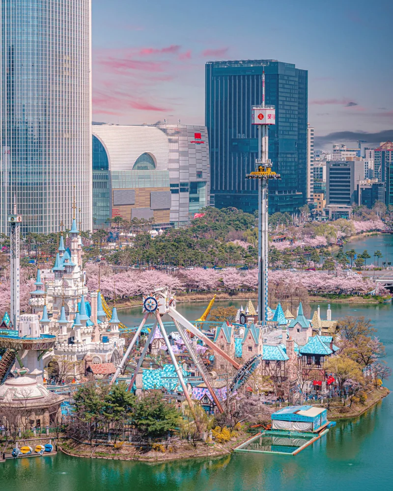 韓国 ロッテワールド＋水族館・博物館＋ソウルスカイ展望台 コンボパス 予約