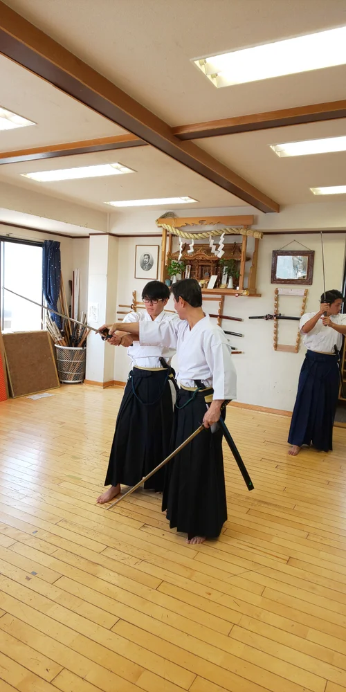 Test cutting specialty Samurai course at a real dojo in Machida, Tokyo
