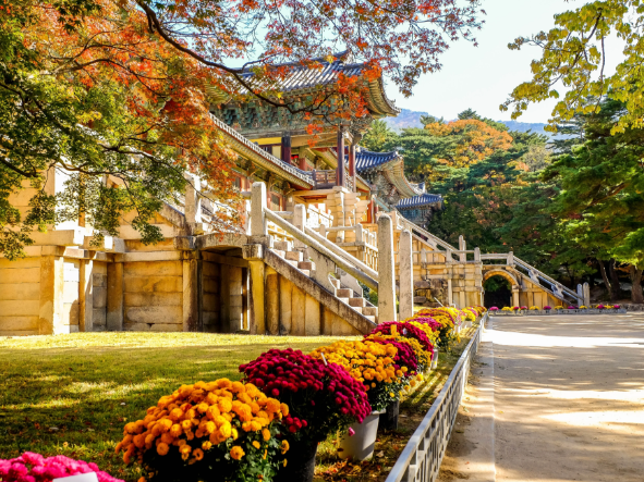 韓国 釜山発 慶州3つの世界遺産巡りツアー「石窟庵と仏国寺＋瞻星台＋良洞村」凝縮プラン 予約＜日本語ガイド／ホテル送迎／韓定食ランチ付＞