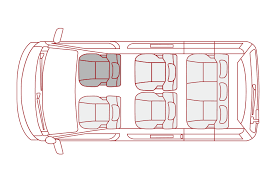 Interior od Mini Van for 2~4 Passengers