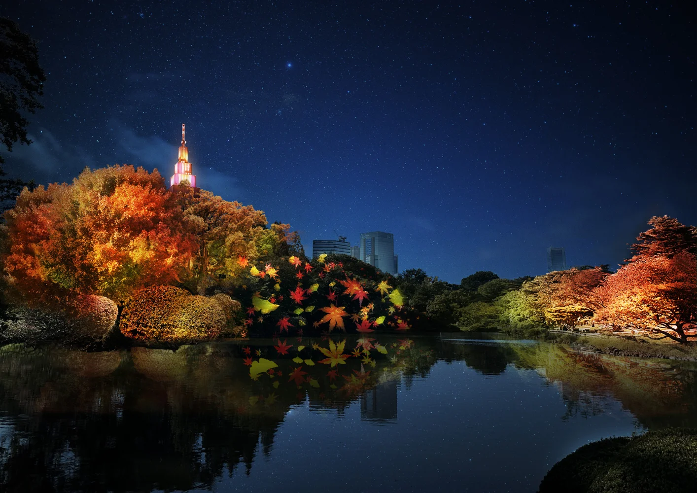 NAKED Autumn Leaves Night Garden at Shinjuku Gyoen E-Ticket