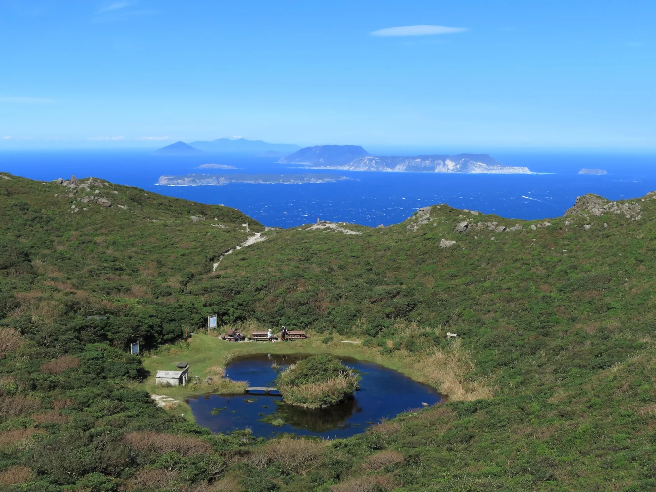 Mt. Tenjo Hiking Tour on Kozushima island