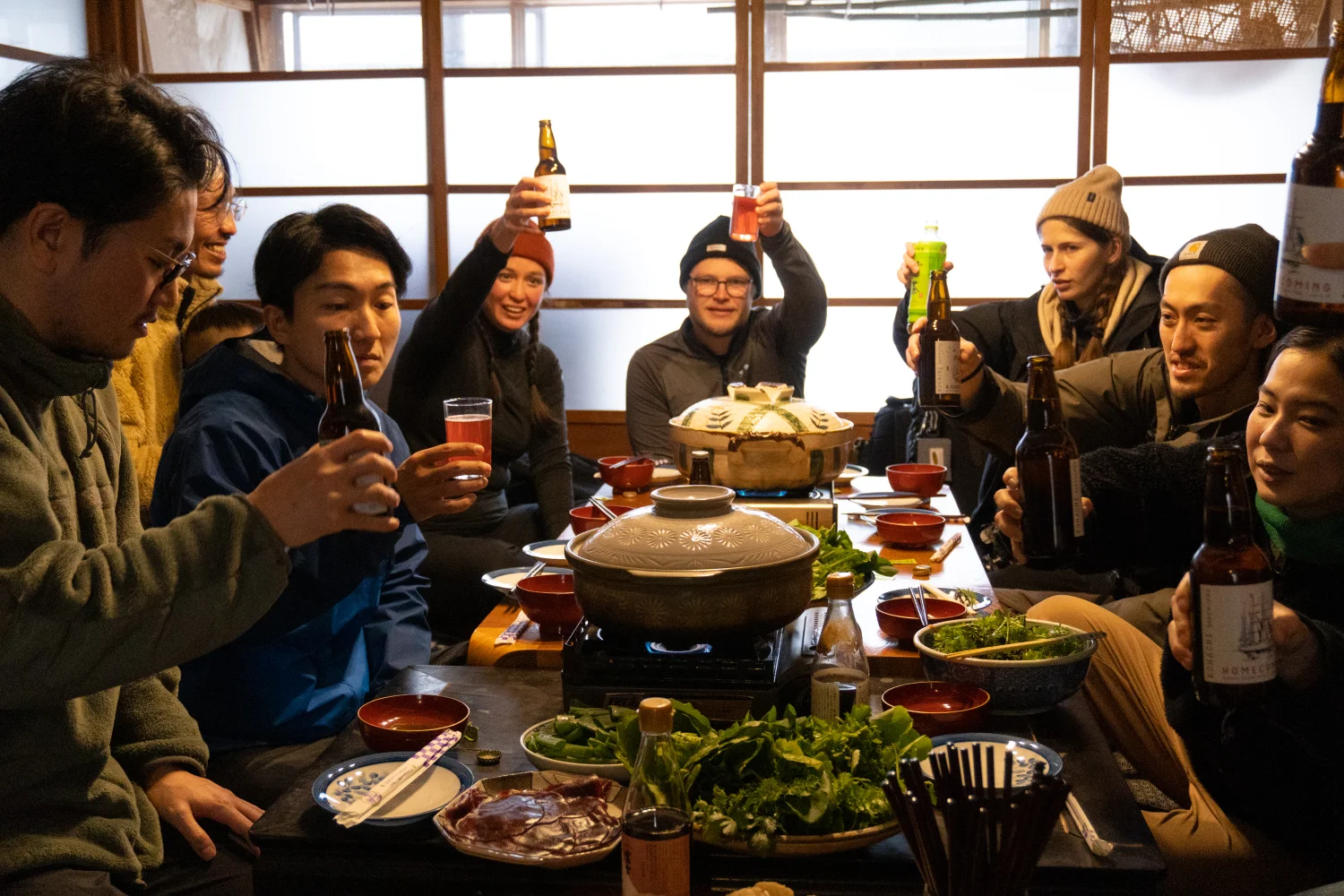 京都 地元猟師と行く雪山狩猟体験+囲炉裏ジビエ鍋（グループ料金）