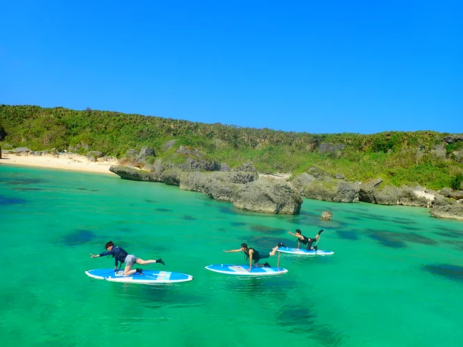 SUP Experience at a Breathtaking Beach on Miyakojima -Rakuten