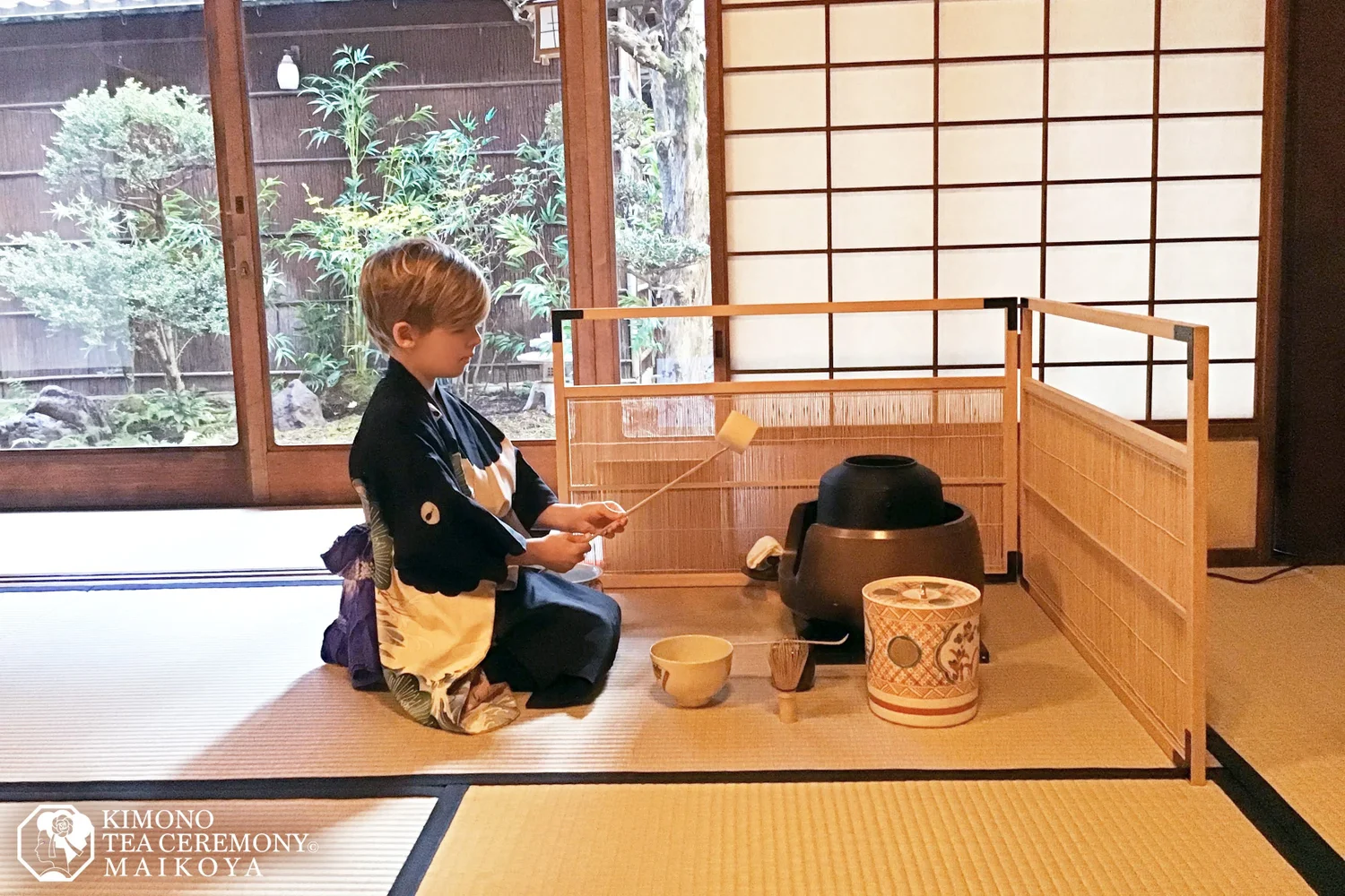 Kyoto Tea Ceremony Experience with Children Reservation ＜With kimono rental/Recommended for families＞