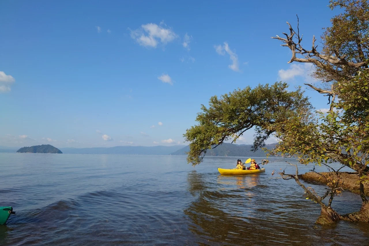 滋賀 長浜 琵琶湖でカヌー体験＋小島「奥の洲」に上陸