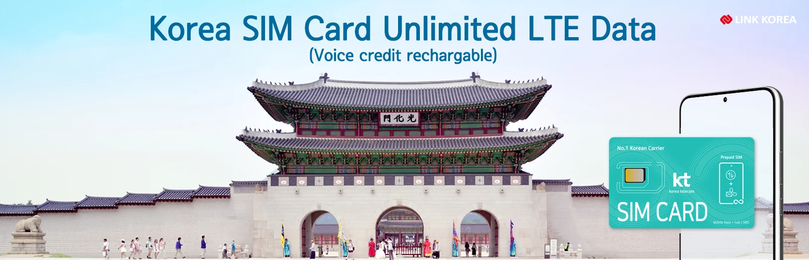 Korea SIM Card Unlimited 4G Data