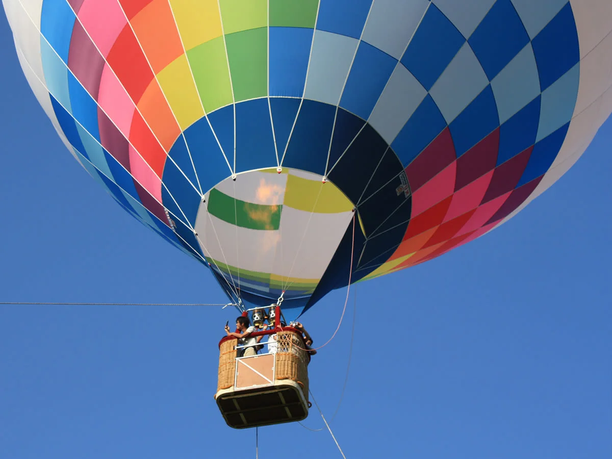 Early-Morning Hot Air Balloon Ride Above Aso in Kumamoto