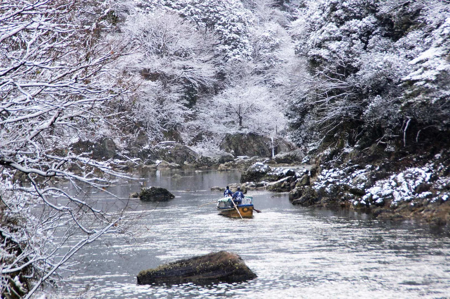 Arashiyama Boat Ride E-Ticket for Kyoto's Hozu River Valley