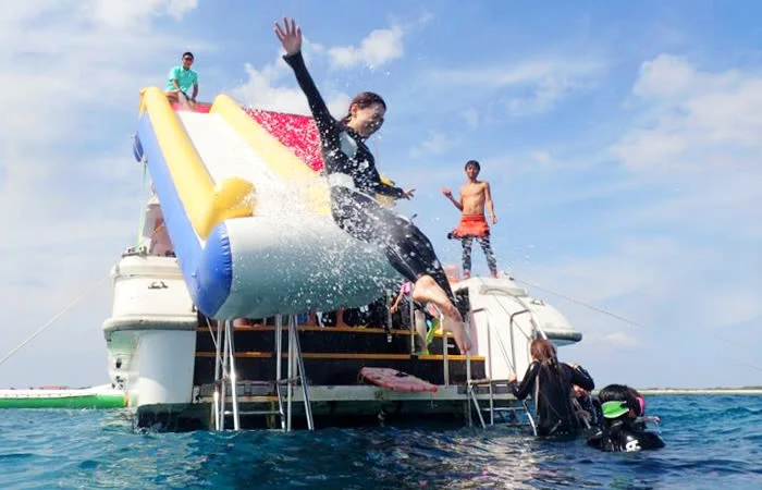 Okinawa Snorkeling, Banana Boat & Super Mable in the Keramas