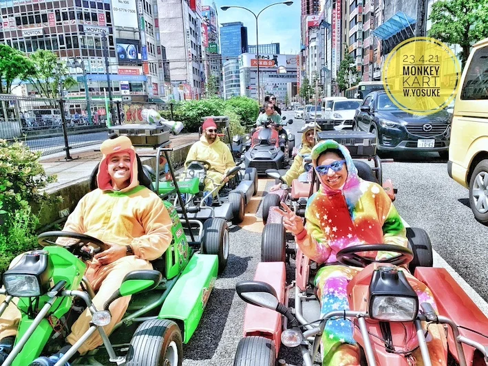 Book Asakusa Monkey Kart Tour on a Customized Go-Kart!
