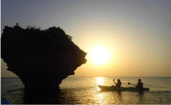 Sunset Kayaking & Sea Firefly Snorkeling in Yomitan, Okinawa