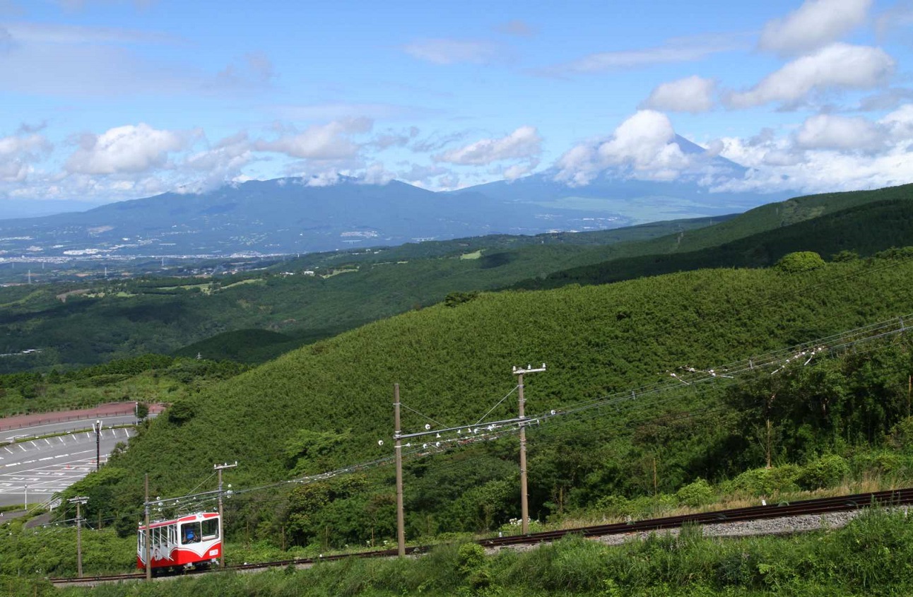 静岡 十国峠パノラマケーブルカー 往復乗車チケット 引換券 予約