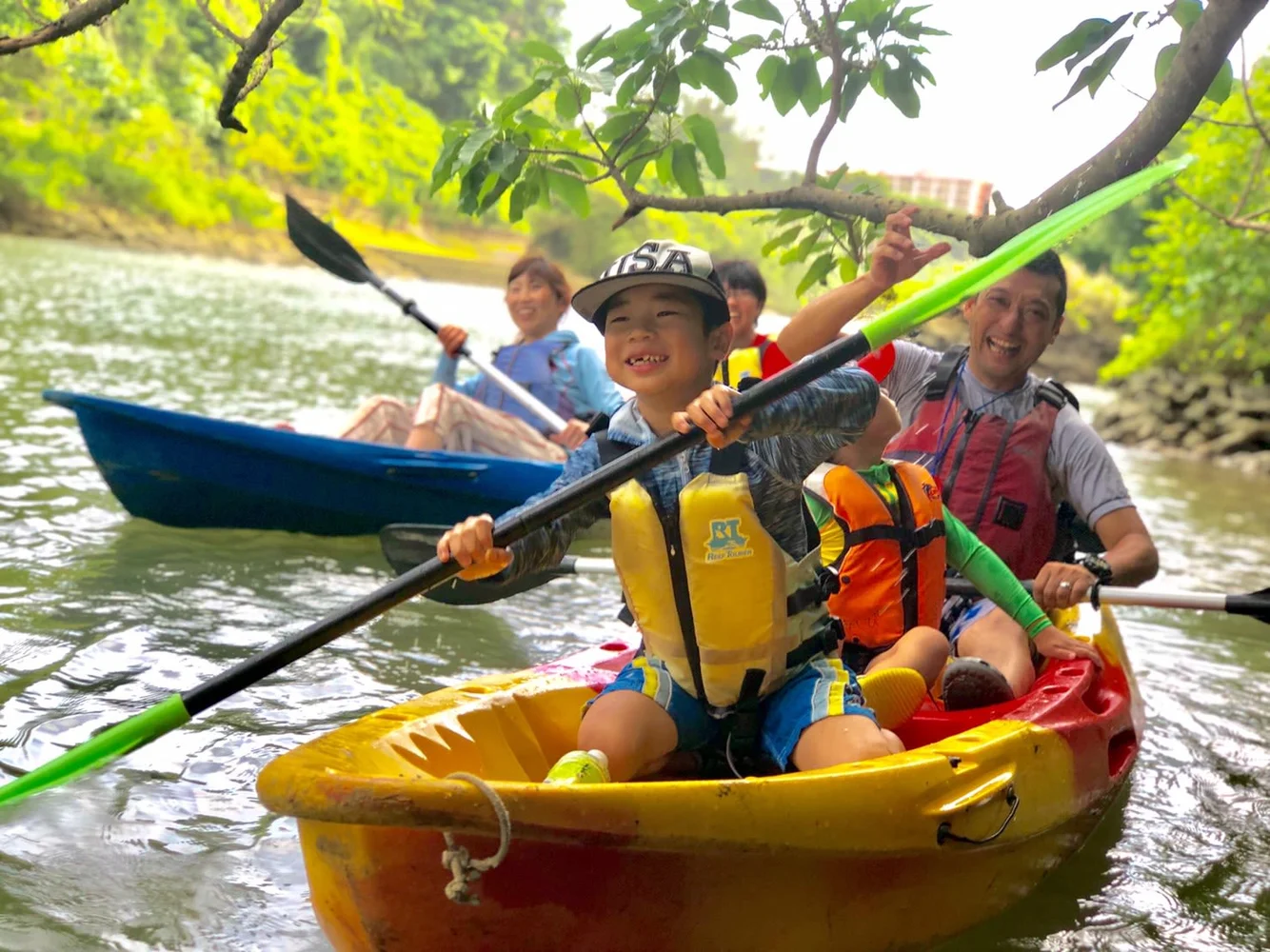Hija River Mangrove Kayak and Blue Cave Snorkeling Tour
