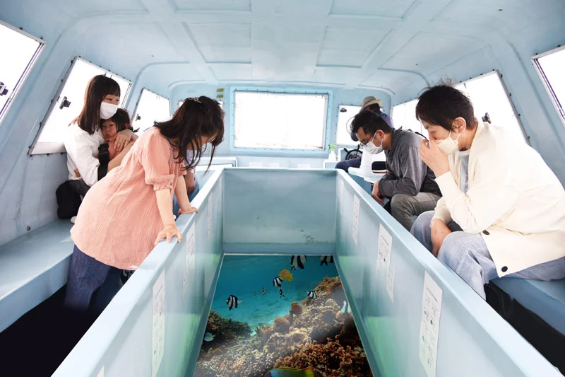 Book Mibaru Marine Center Glass-Bottomed Boat Cruise in Okinawa