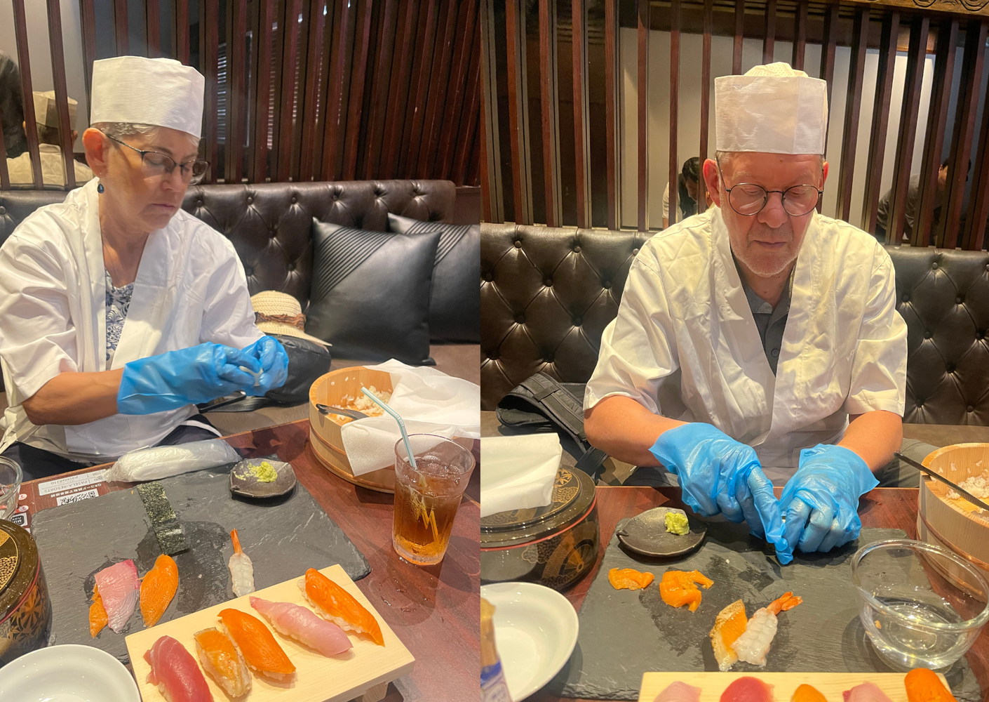 Tokyo: Sushi Making Experience with a Professional Chef＜ Dress like a sushi chef !＞