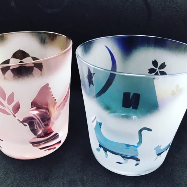 東京 日本橋 砂で削るガラス工芸サンドブラストでグラス作り体験 予約