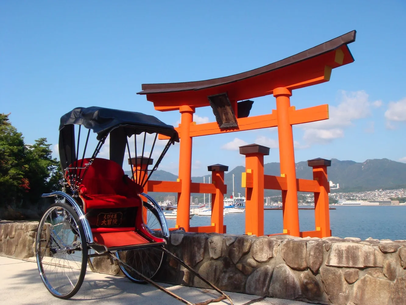 広島 人力車のえびす屋 世界遺産の島「宮島」を巡るツアー予約
