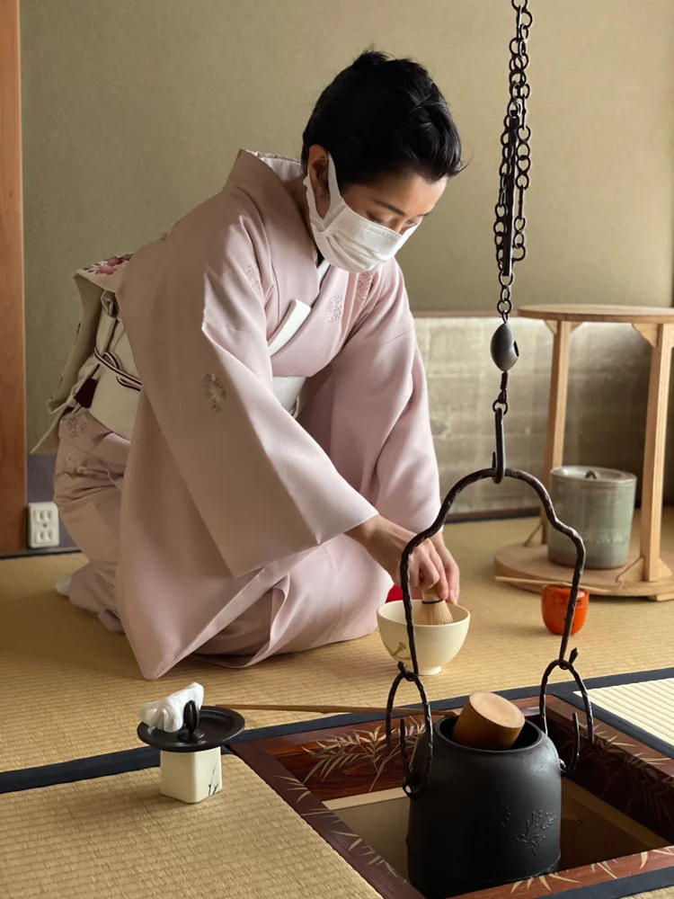 Authentic Tea Ceremony with real traditional utensils