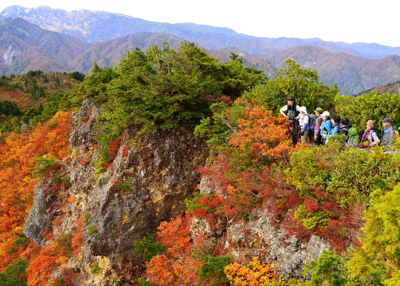 Trek Mt. Sanpoiwa Near Shirakawa-go, Gifu