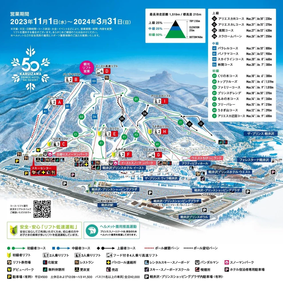 Karuizawa Prince Hotel Ski Resort: Lift Pass Advance E-Ticket
