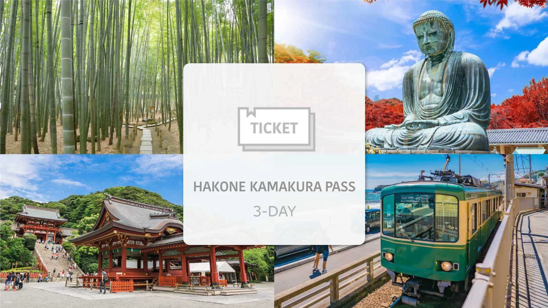 Hakone Kamakura 3-Day Pass — Pick-up at Shinjuku