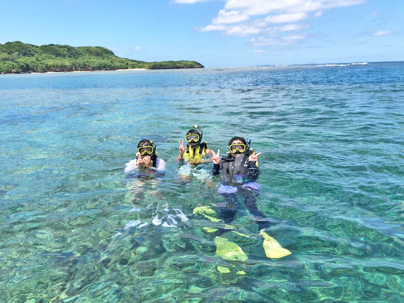 沖縄 古宇利島 COCONUTS CLUB カクレクマノミやカメを探すシュノーケリングツアー