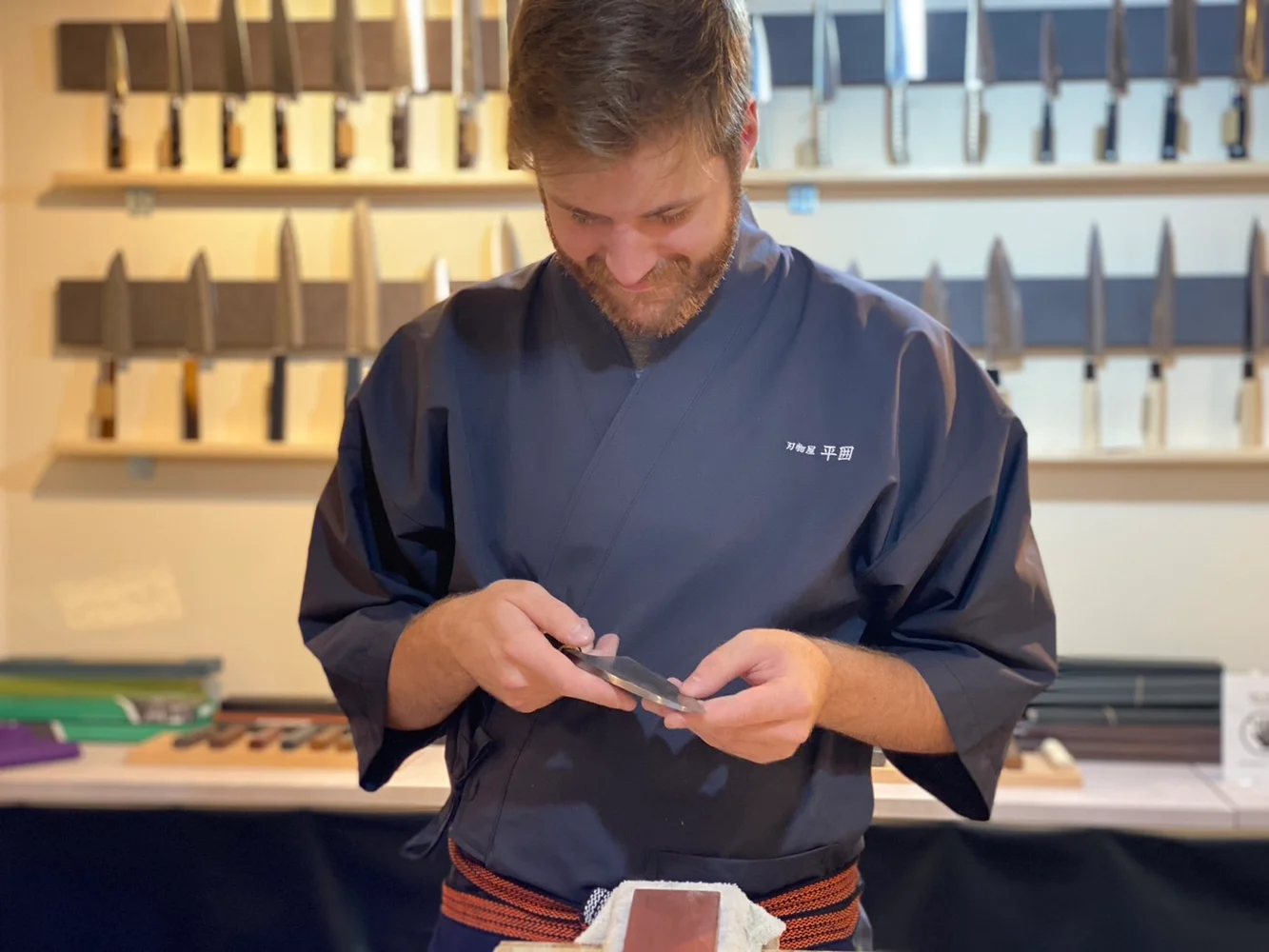 Japanese Knife-Making Workshop in Kyoto