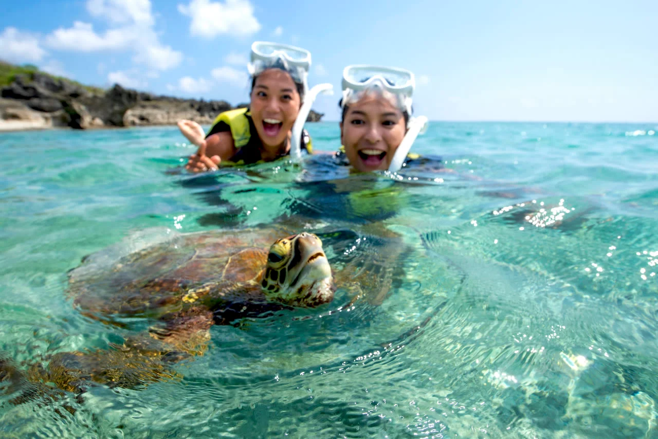 サマーリゾート宮古島 ウミガメと泳ぐシュノーケリングツアー