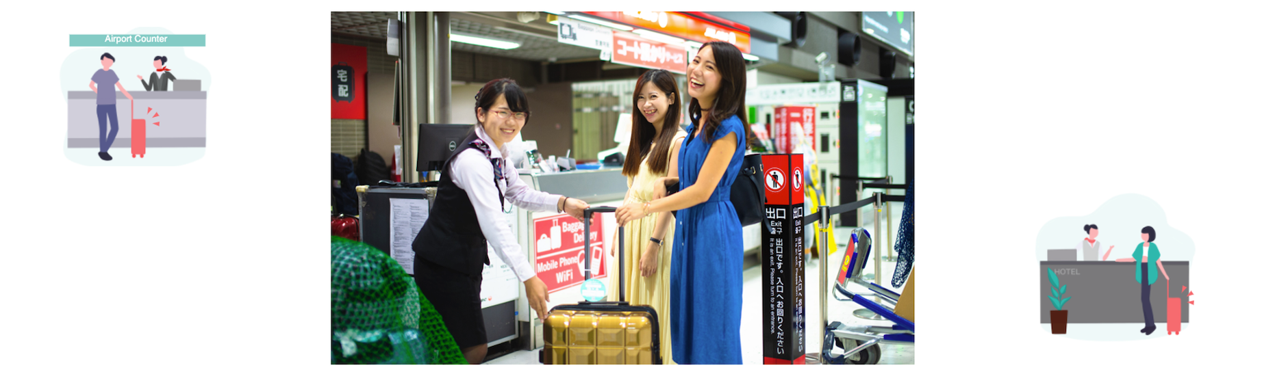 Same-Day Luggage Delivery: Tokyo Hotels & Haneda or Narita Airport