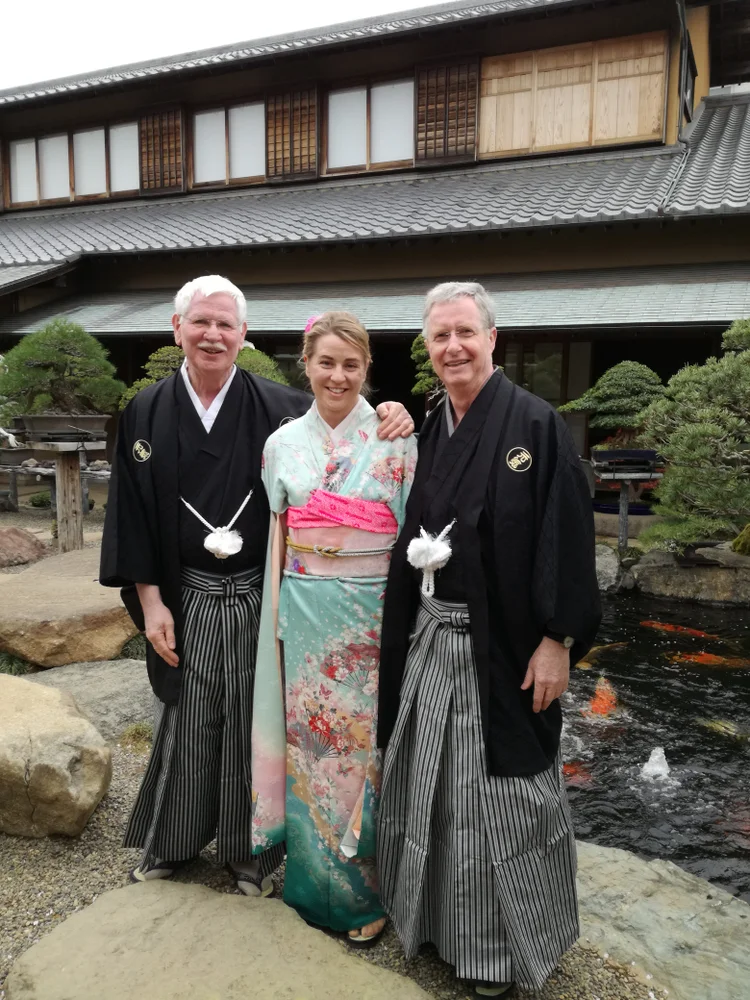 Wear a Kimono at a traditional house in the Bonsai Museum
