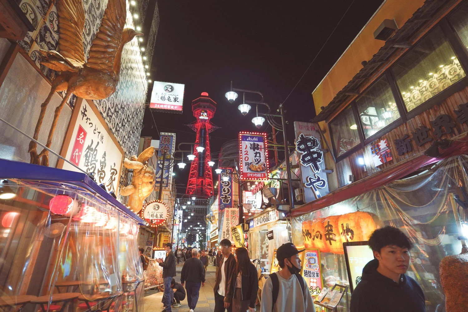 Osaka Local Foodie Tour in Dotonbori and Shinsekai