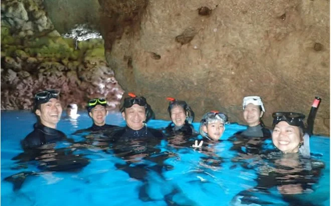 沖縄 B-nature 青の洞窟でシュノーケリング 体験予約