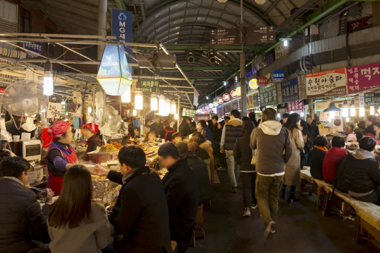 韓国 ソウル 広蔵市場フードツアー＜屋台フードを楽しむ！お1人様も歓迎！＞
