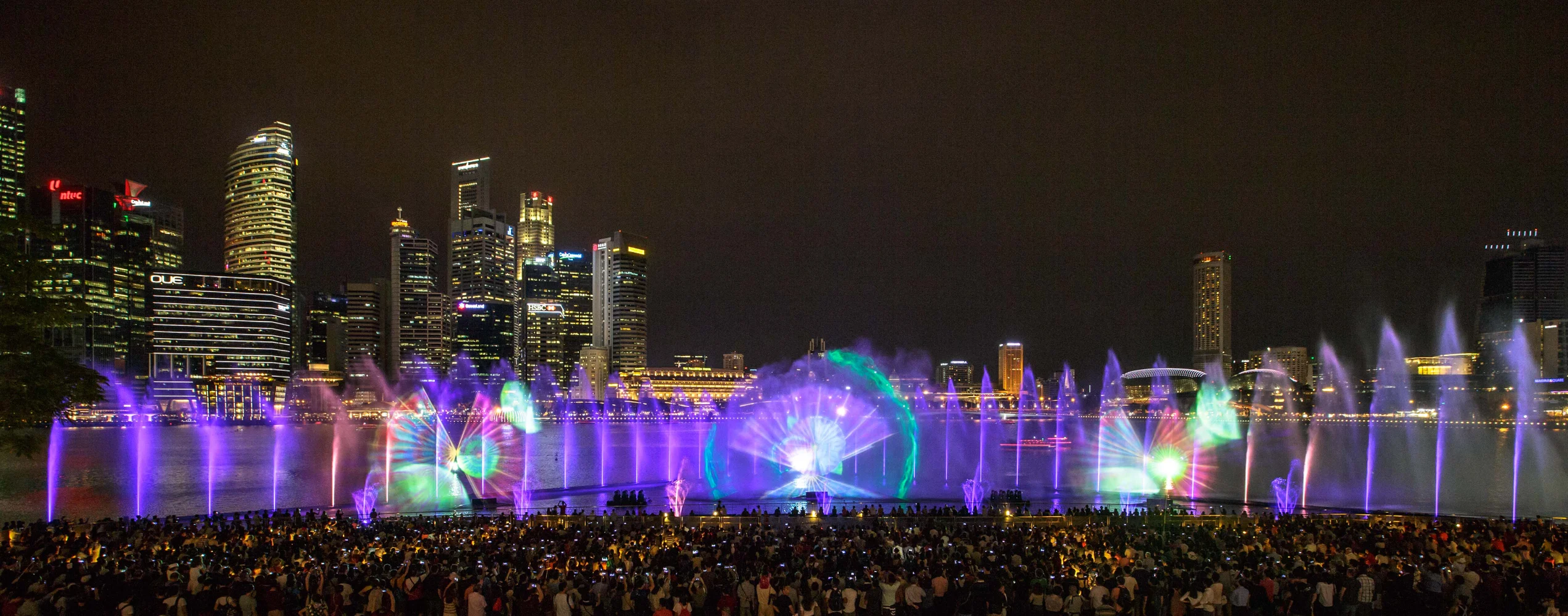 シンガポール ライトアップ！夜景ツアー＜ナイトショー：ガーデンラプソディ／スペクトラ＞