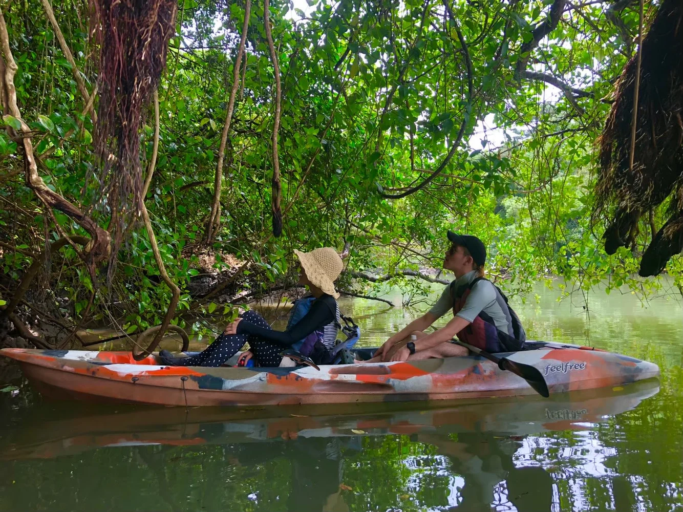 Hija River Mangrove Kayak Tour in Kadena, Okinawa