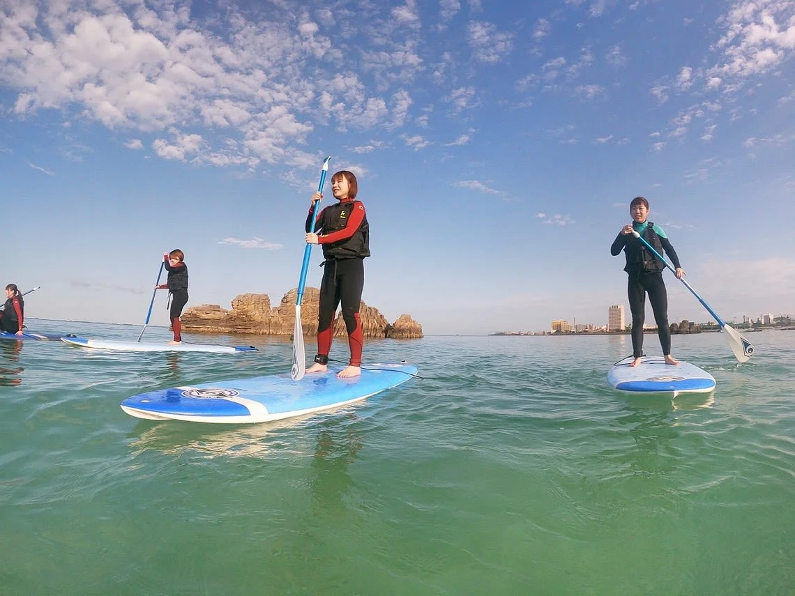 Try SUP Boarding in Chatan, Okinawa