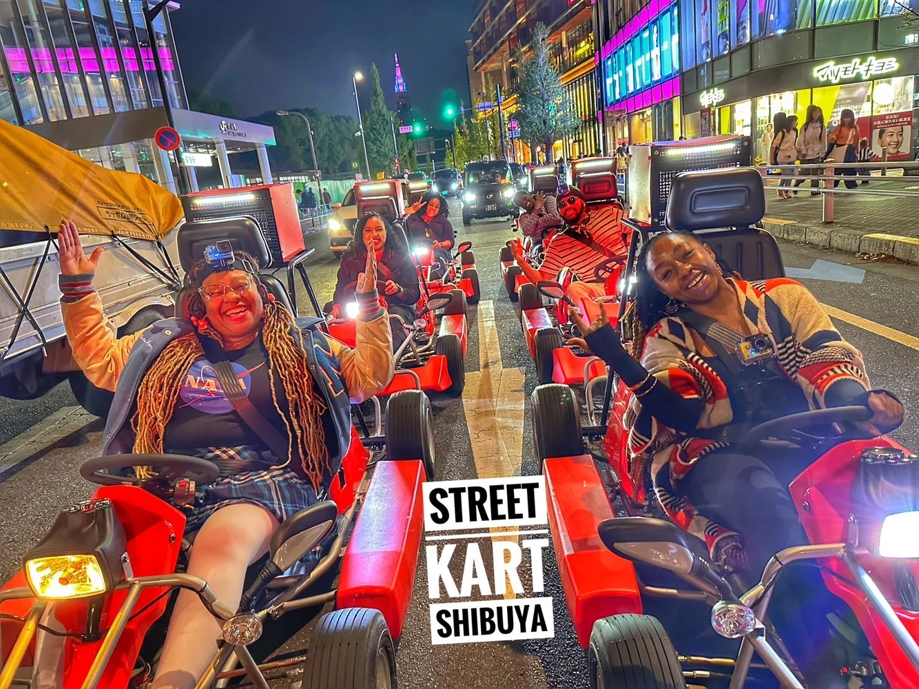 [1000JPY Coupon Offer] Book Tokyo Go-Kart Shibuya Tour (Costumes Included)(em_2403)